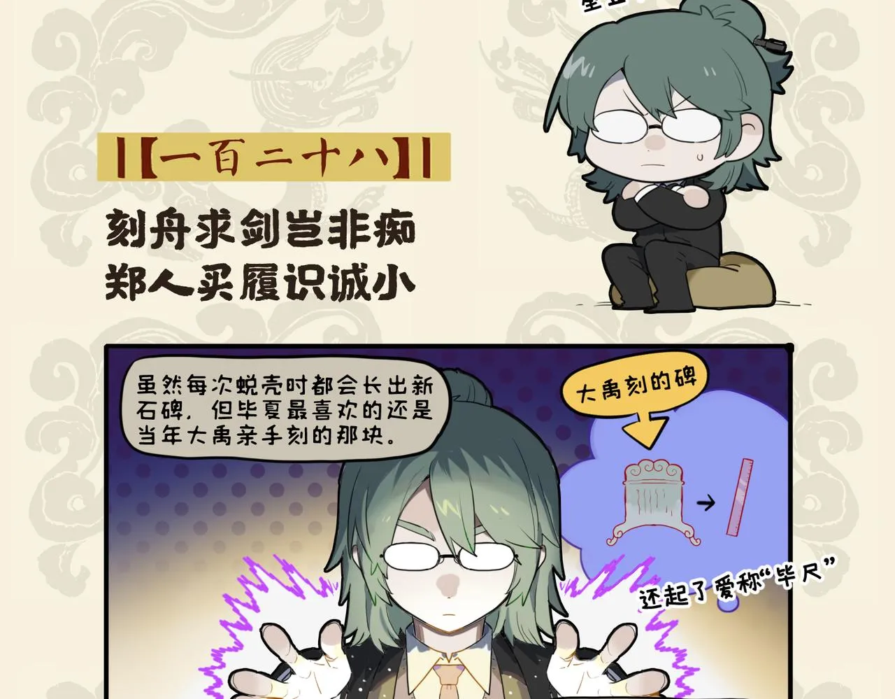 刻舟求剑岂非痴 郑人买履识诚小1